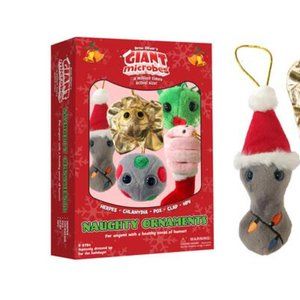 GIANT MICROBES-NAUGHTY ORNAMENTS HOLIDAY THEME BOX